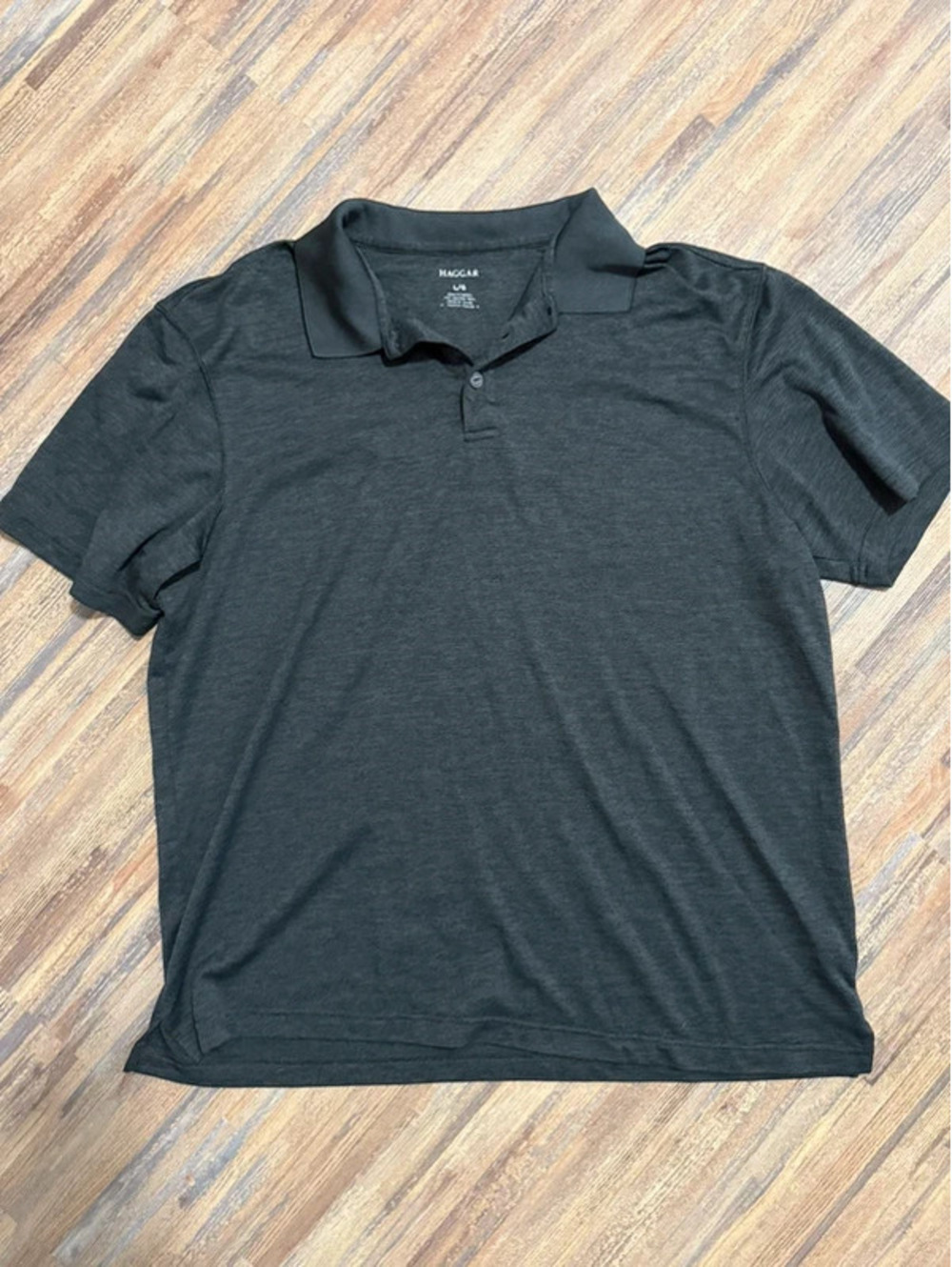 Haggar men’s polo shirt size large athletic style